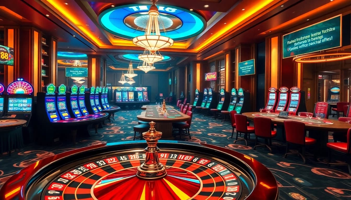 Players engaging in thrilling games at TX88's luxury casino, highlighting excitement and glamour.