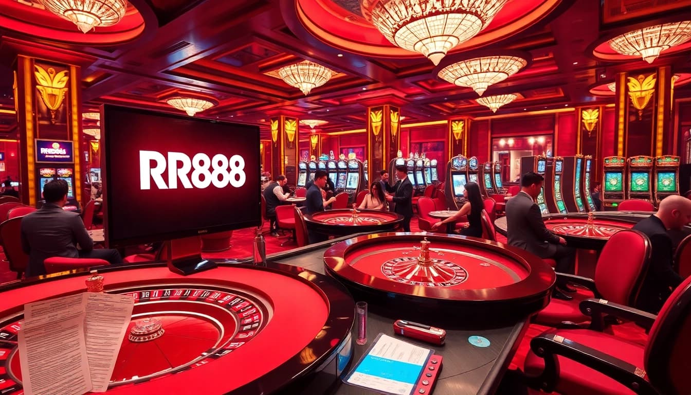 Experience thrilling gameplay at https://rr88.mov/ with casino tables and energetic players.