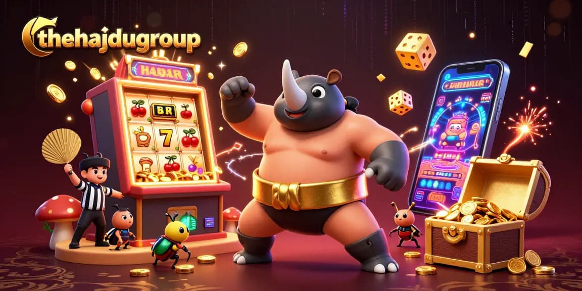 Experience thrilling gameplay at thehajdugroup with dynamic illustrations showcasing exciting casino scenes.