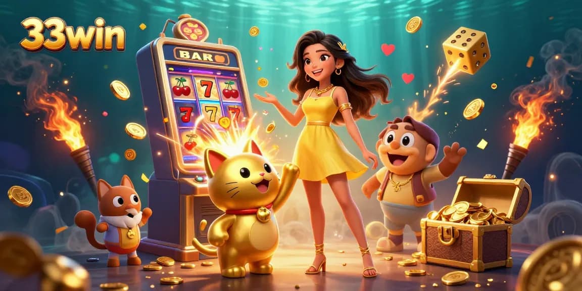 Experience the thrill of winning at 33win with vibrant casino games and golden rewards.