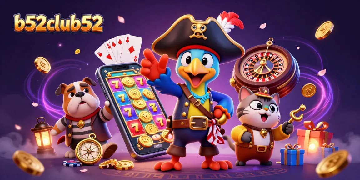 Win exciting jackpots at b52club52 with thrilling games from our dynamic 3D pirates!
