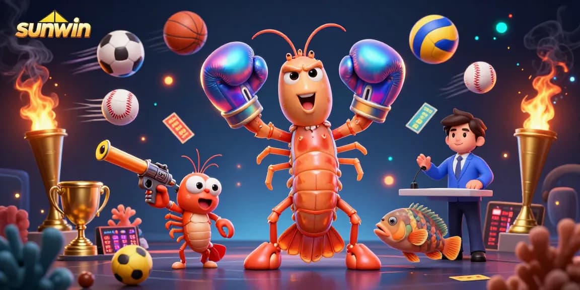 Engage with exciting casino games at sunwin, featuring vibrant animated characters and dynamic betting elements.