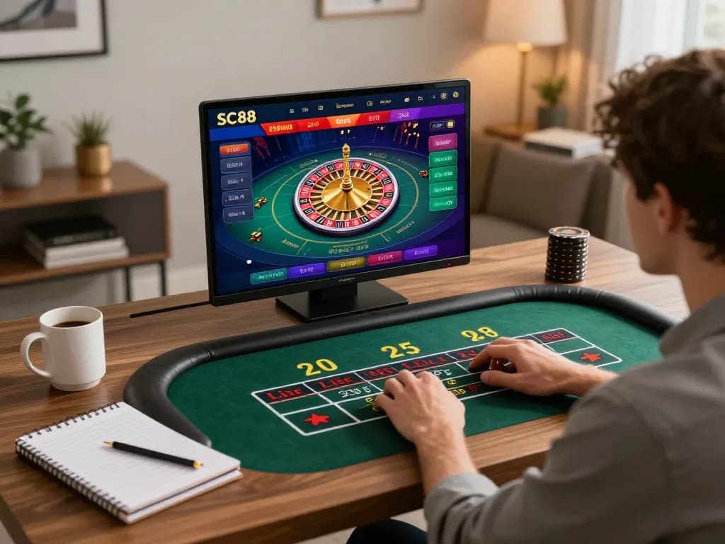 SC88 players engaging with online live dealer games for immersive casino experience