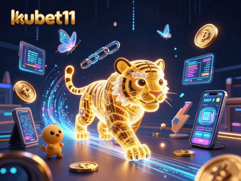 Experience thrilling gaming at kubet11 with a vibrant digital casino scene filled with energy.