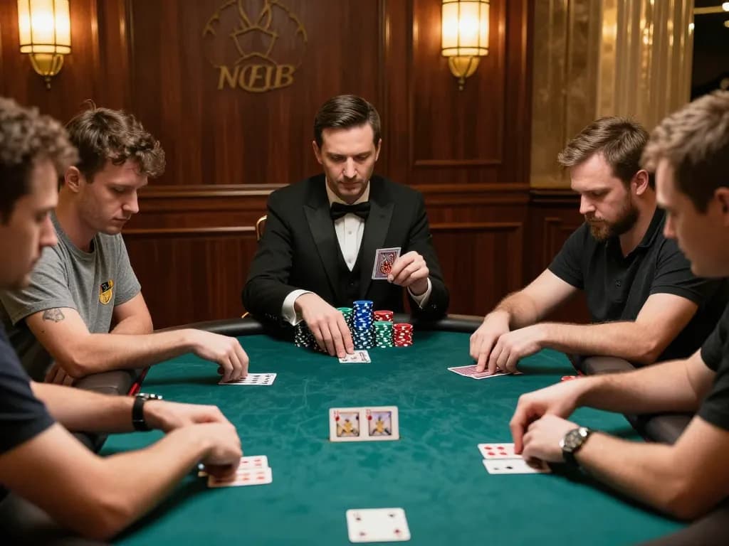Experience thrilling gameplay at ONE88 with players engaged in an intense poker game