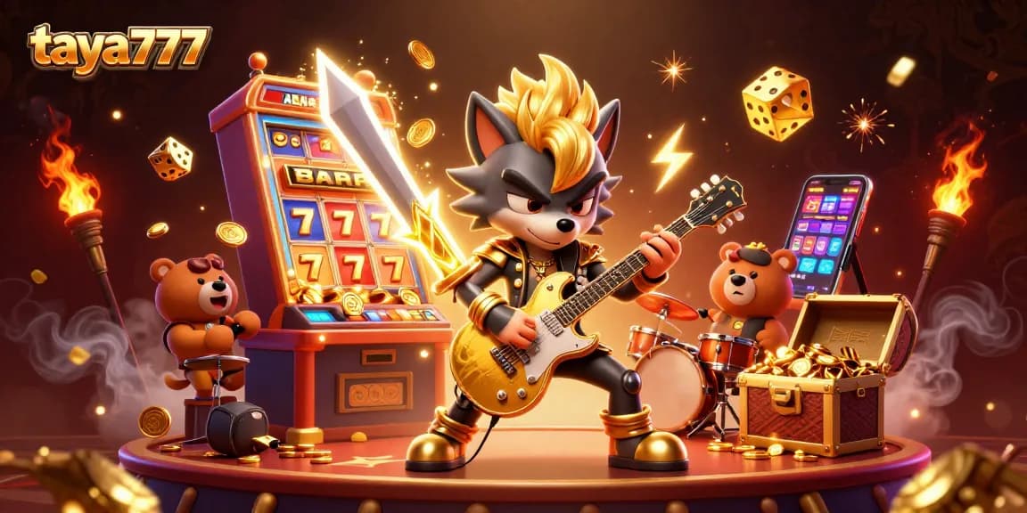 Experience exciting winnings with taya777's vibrant casino scene featuring unique characters and dynamic game elements.