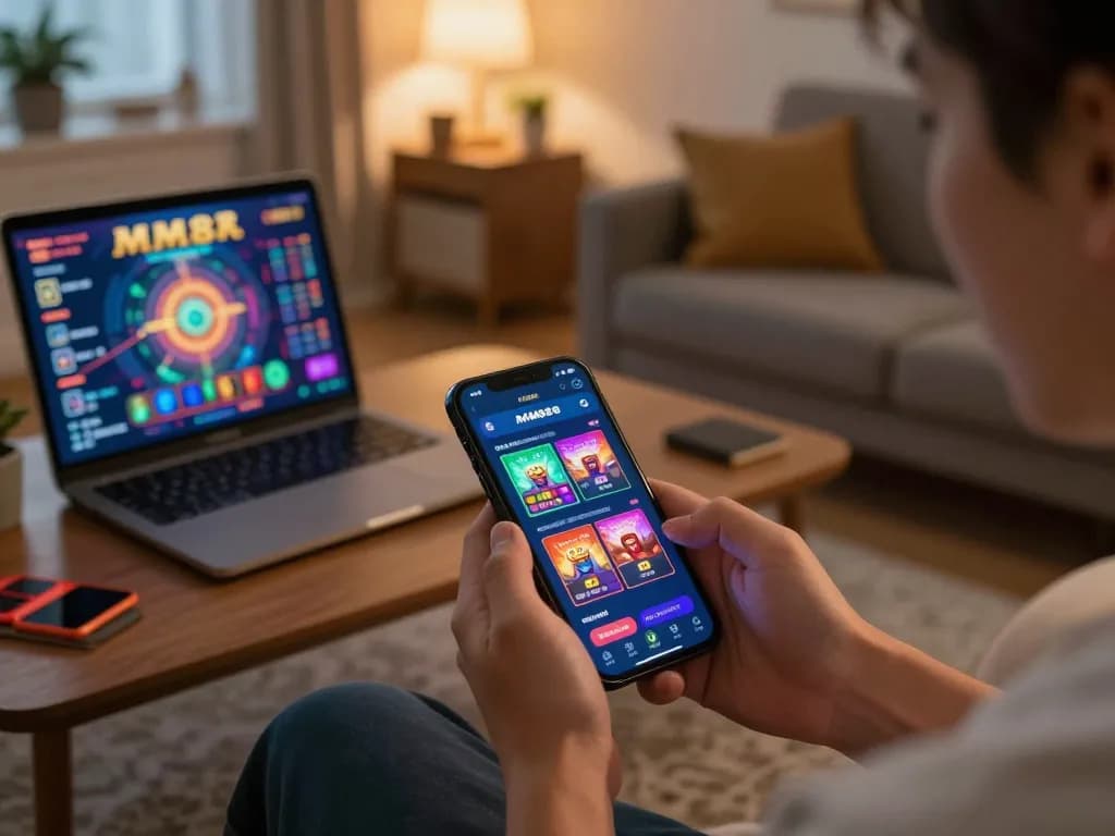 Experience strategic gameplay with MM88 app in a cozy home setting