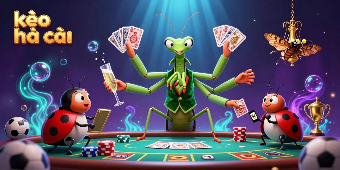 Engage with kèo nhà cái in this vibrant sports betting scene featuring dynamic characters.