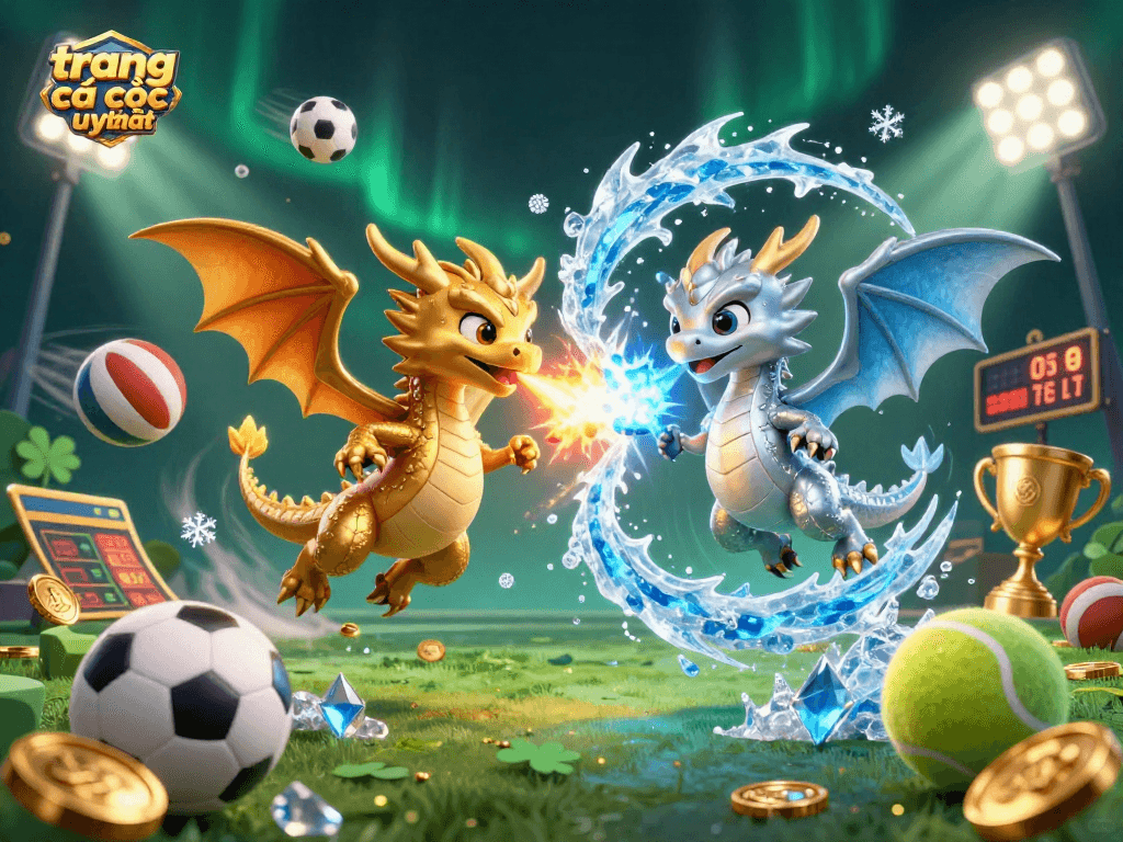 Experience the thrill of trusted betting with "trang cá cược uy tín" as dragons ignite action in dynamic sports gambling.
