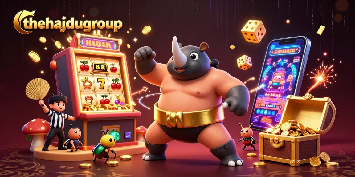 Experience thrilling gameplay at thehajdugroup with dynamic illustrations showcasing exciting casino scenes.