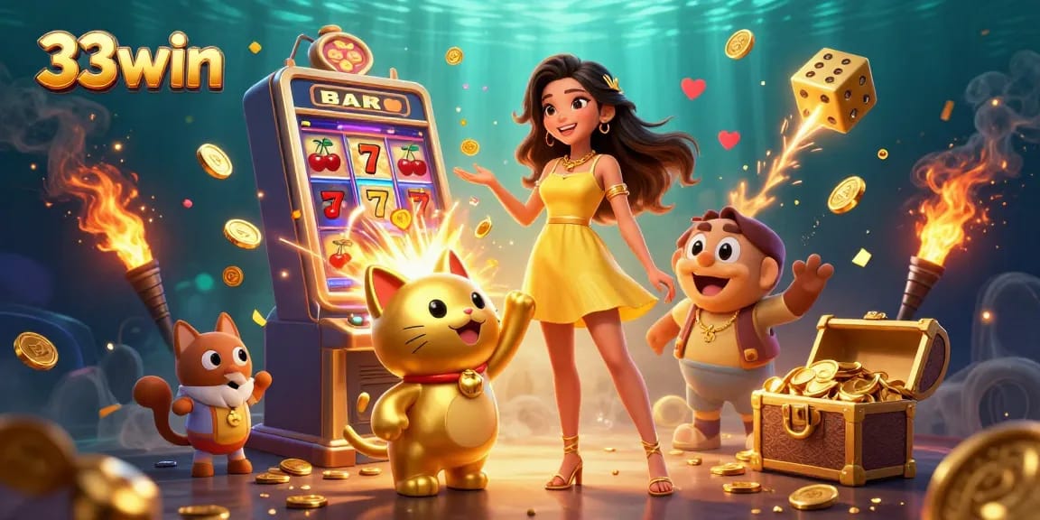 Experience the thrill of winning at 33win with vibrant casino games and golden rewards.
