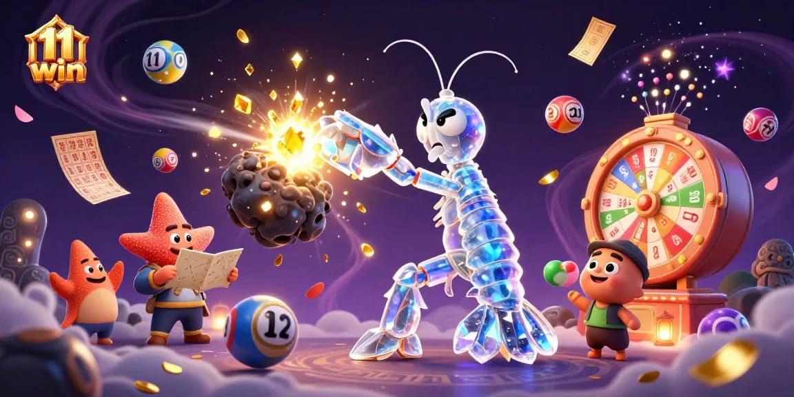 Join the 11 win adventure by immersing in exciting lottery games and vibrant visuals.