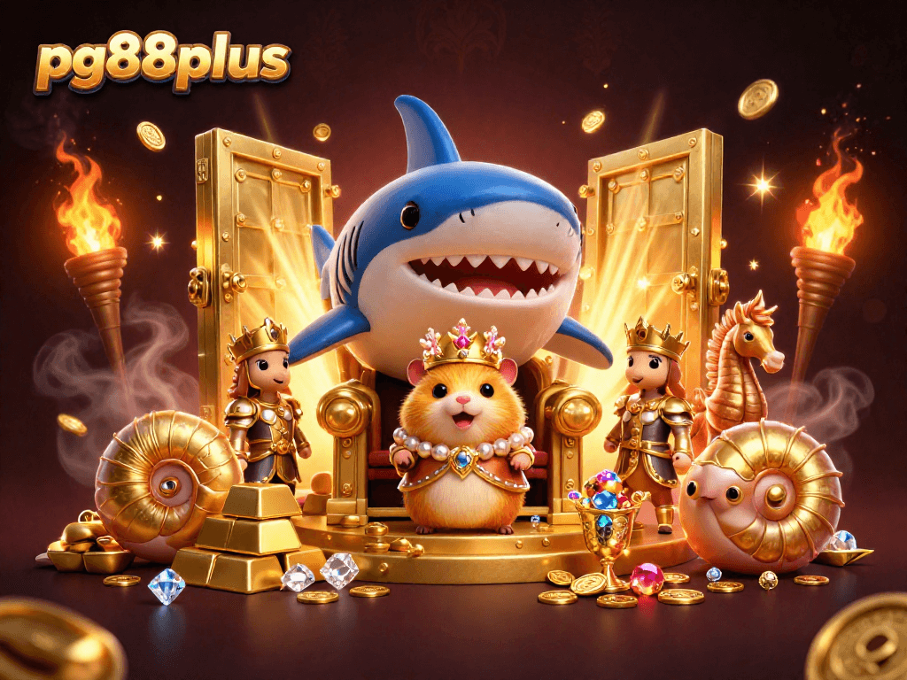 Engage with pg88plus in this vibrant, treasure-filled casino kingdom led by a fierce golden hamster king.