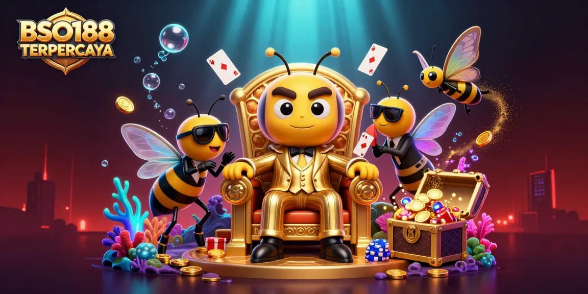 Experience the thrill at BSO188 TERPERCAYA with buzzing energy and colorful game elements!