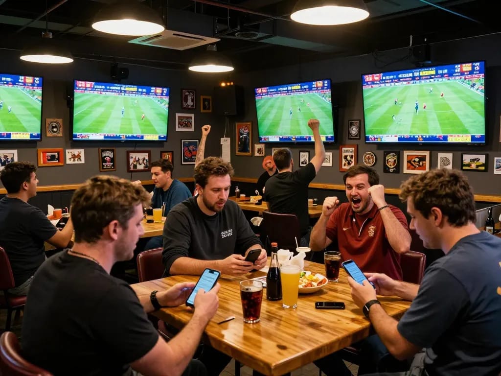 Fans engage in live sports betting on Bongdalu during an exciting match