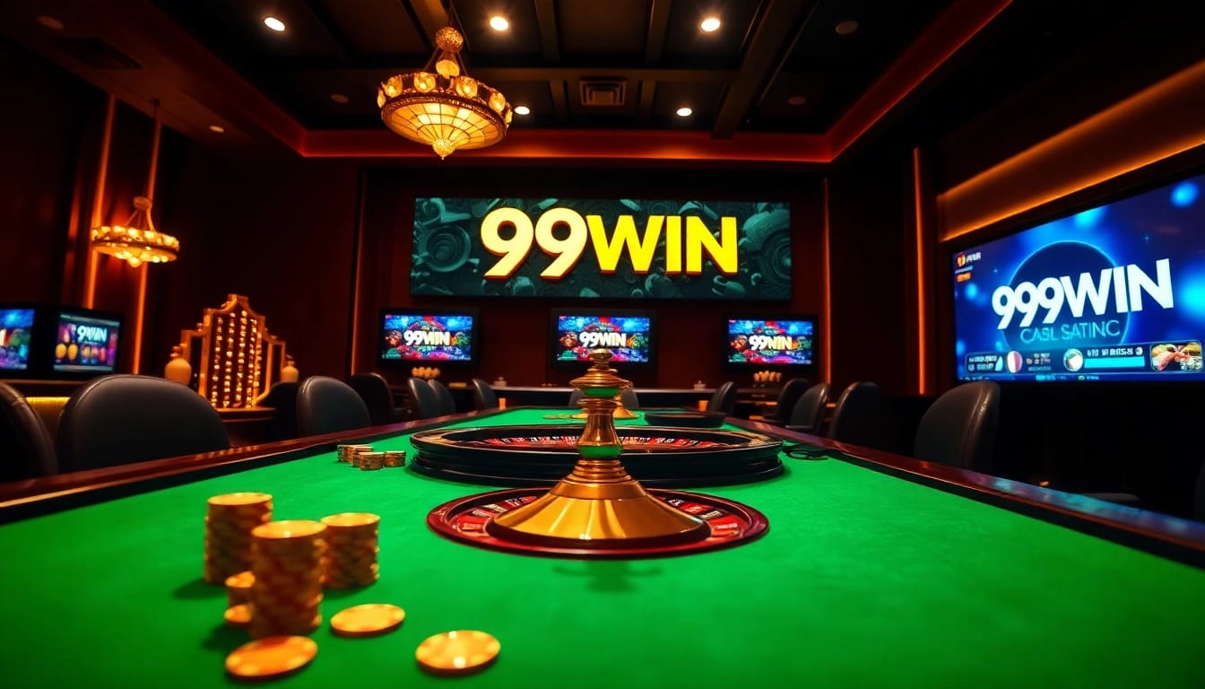 Experience the thrill of winning at 99WIN with exciting casino tables and games.