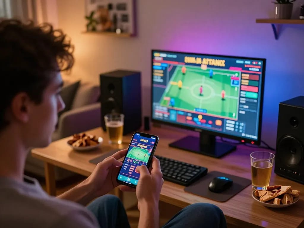 Experience Sun52's exciting gameplay as players engage with the app in a cozy setting