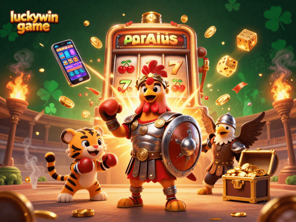 Experience the thrill of the luckywin game with a dynamic, exciting casino scene.