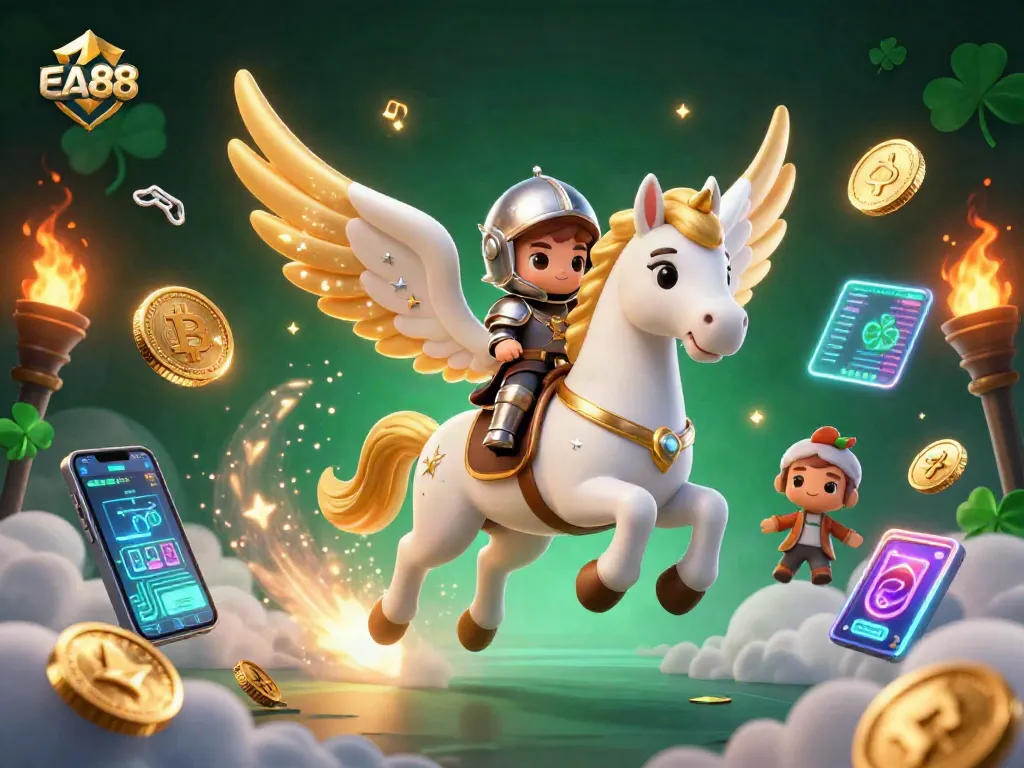 ea88 dynamizes gameplay with vibrant 3D casino elements and cosmic adventure of casino-themed characters.