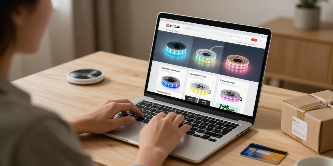 Banda led showcased within an online shopping platform featuring best deals and e-commerce highlights.