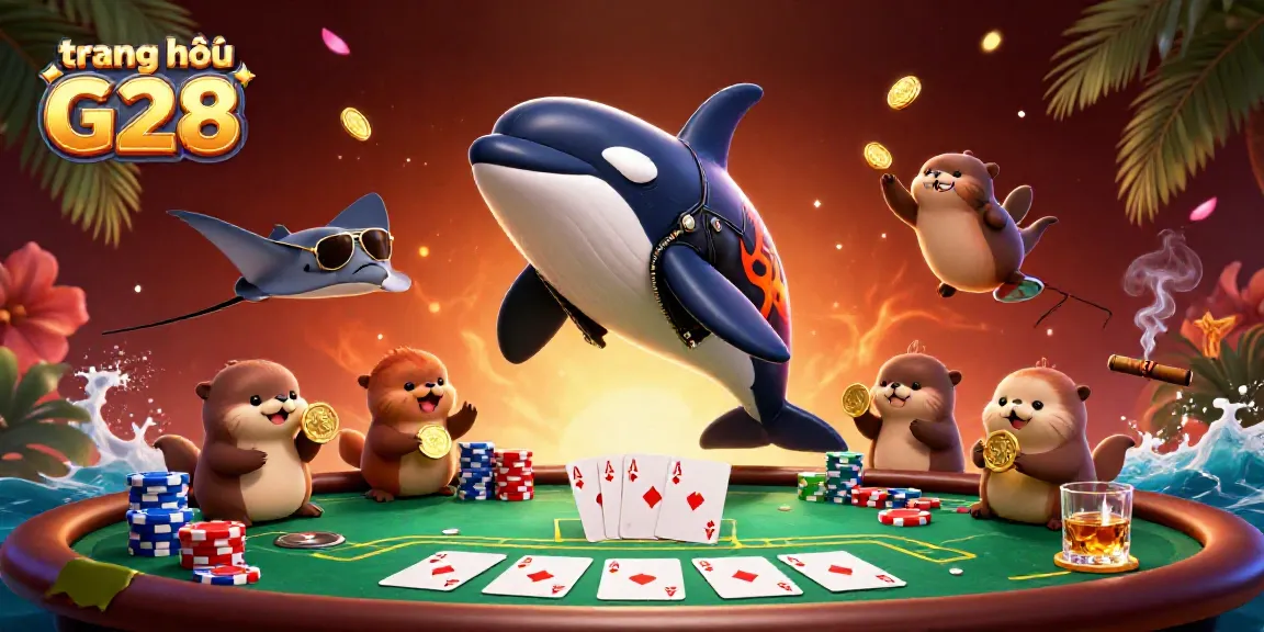 Experience excitement at trang chủ G28 with vibrant sea creatures and thrilling poker action.