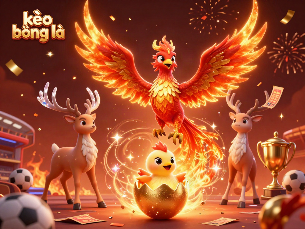 Experience the thrill of kèo bóng đá with vibrant sports-themed energies and dynamic characters.