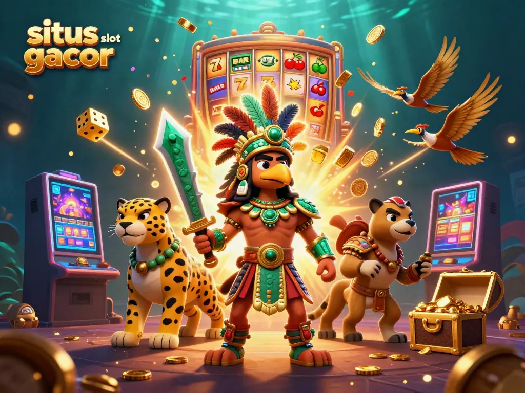 Experience thrilling jackpots at situs slot gacor with vibrant 3D cartoon characters.