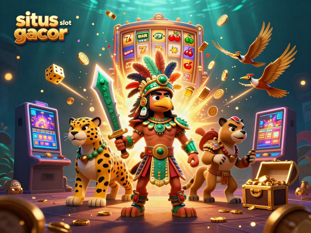 Experience thrilling jackpots at situs slot gacor with vibrant 3D cartoon characters.