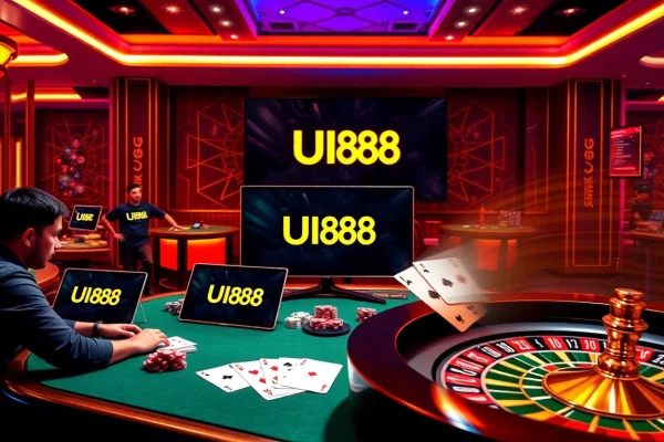 Experience the thrill of gambling at UU88 with engaging online casino visuals.