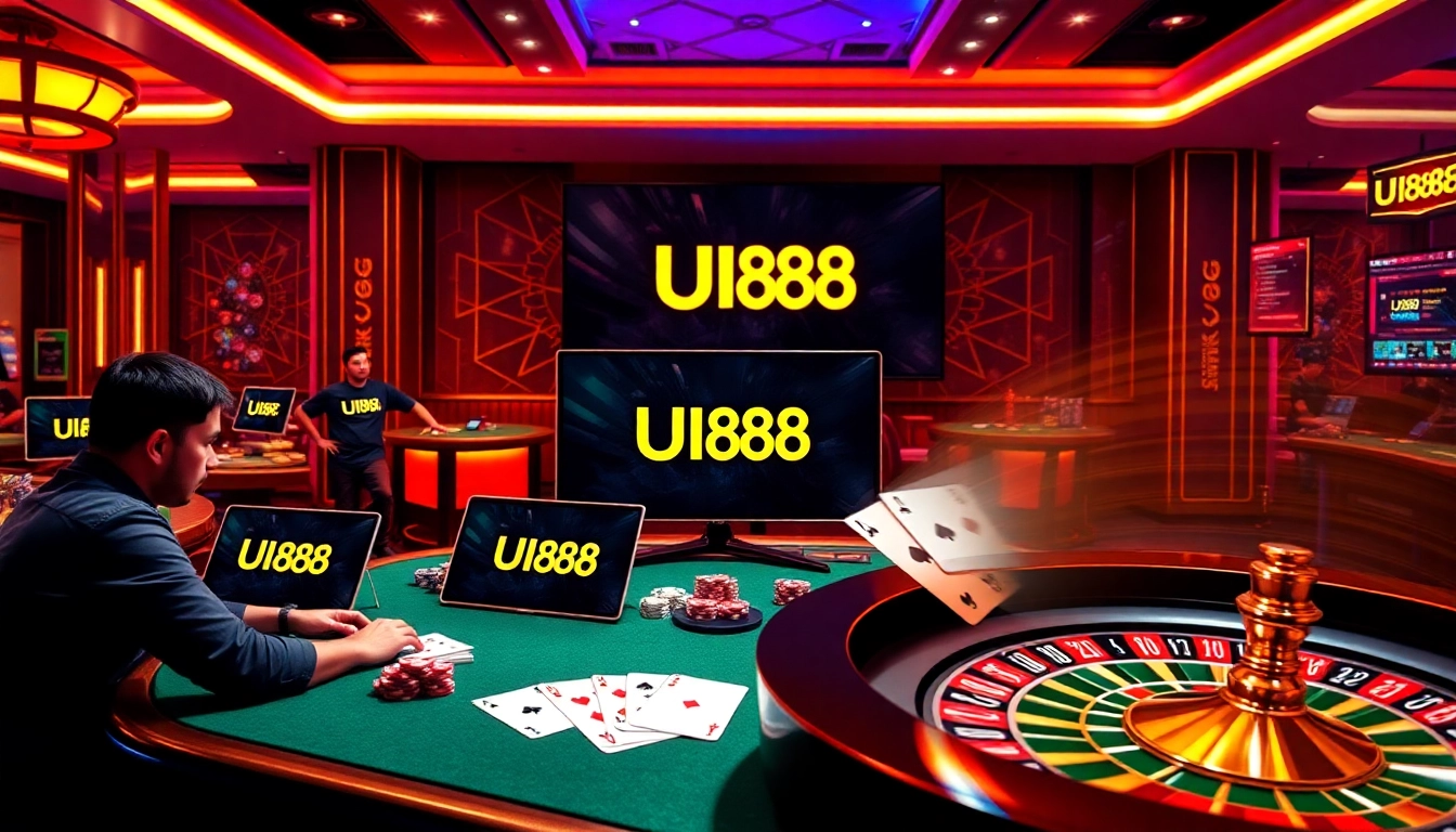 Experience the thrill of gambling at UU88 with engaging online casino visuals.