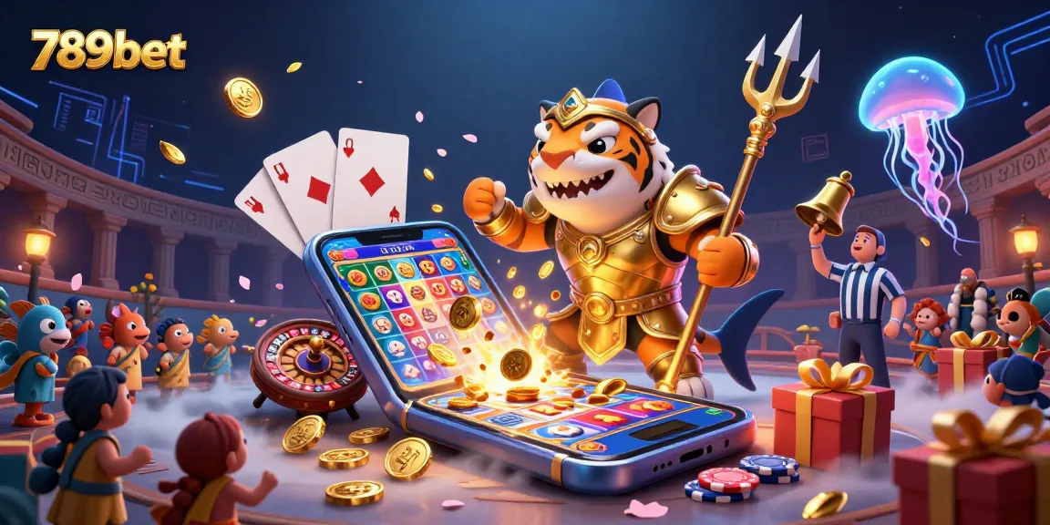 Immerse yourself in the action at 789bet, where a fierce gladiator shark rules the underwater casino realm.
