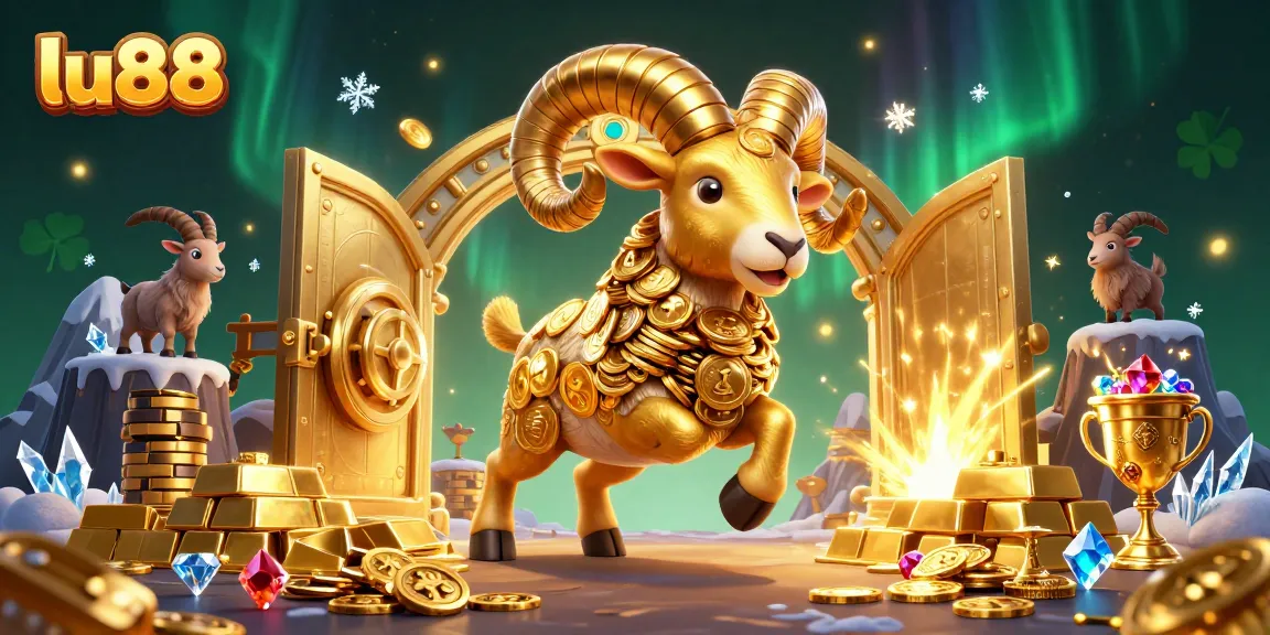 Experience thrilling wins with lu88 in a dynamic casino scene filled with gold and excitement.