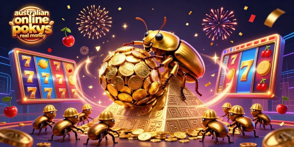 Experience the thrill of australian online pokies real money with vibrant slot reels and jackpot excitement.