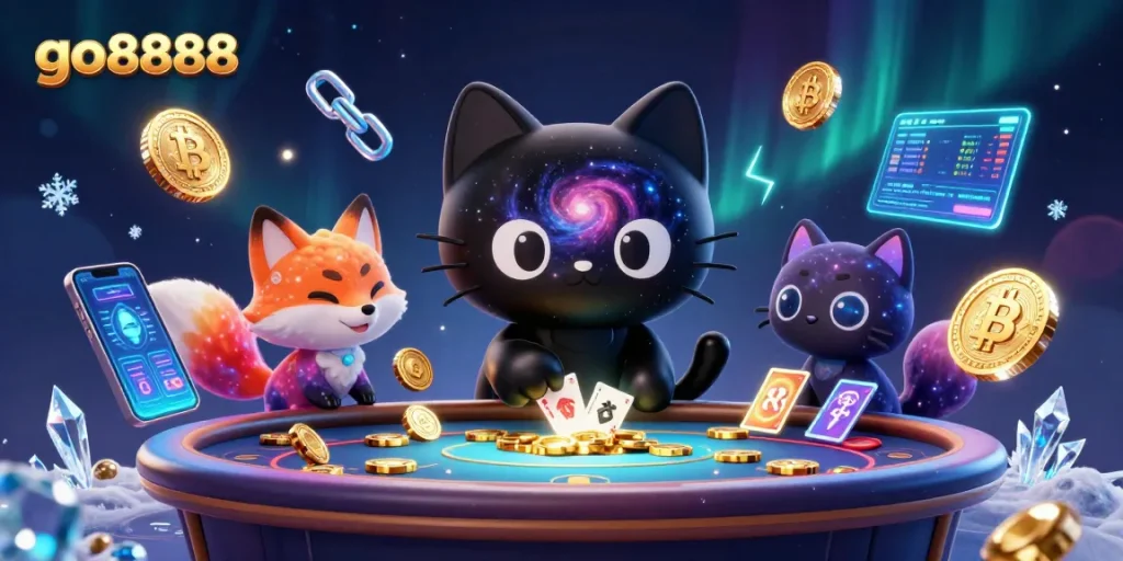Engage in exciting gameplay at go8888 with colorful casino characters and vibrant game elements.