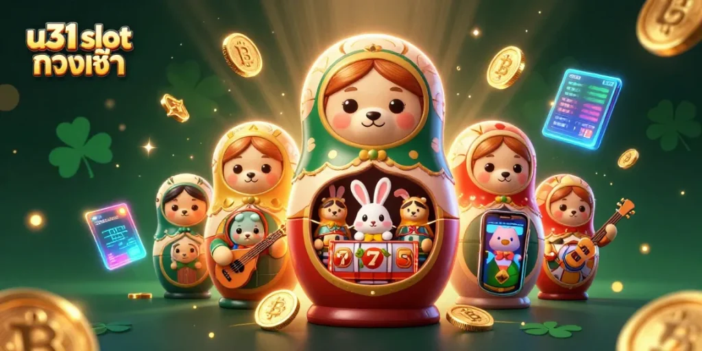 เล่นเกม u31 slot ทางเข้า กับหมีเหมาะญาติในคาสิโนที่เต็มไปด้วยสีสัน